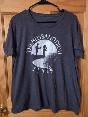MFM "The Husband Did It" - Dark Gray & White